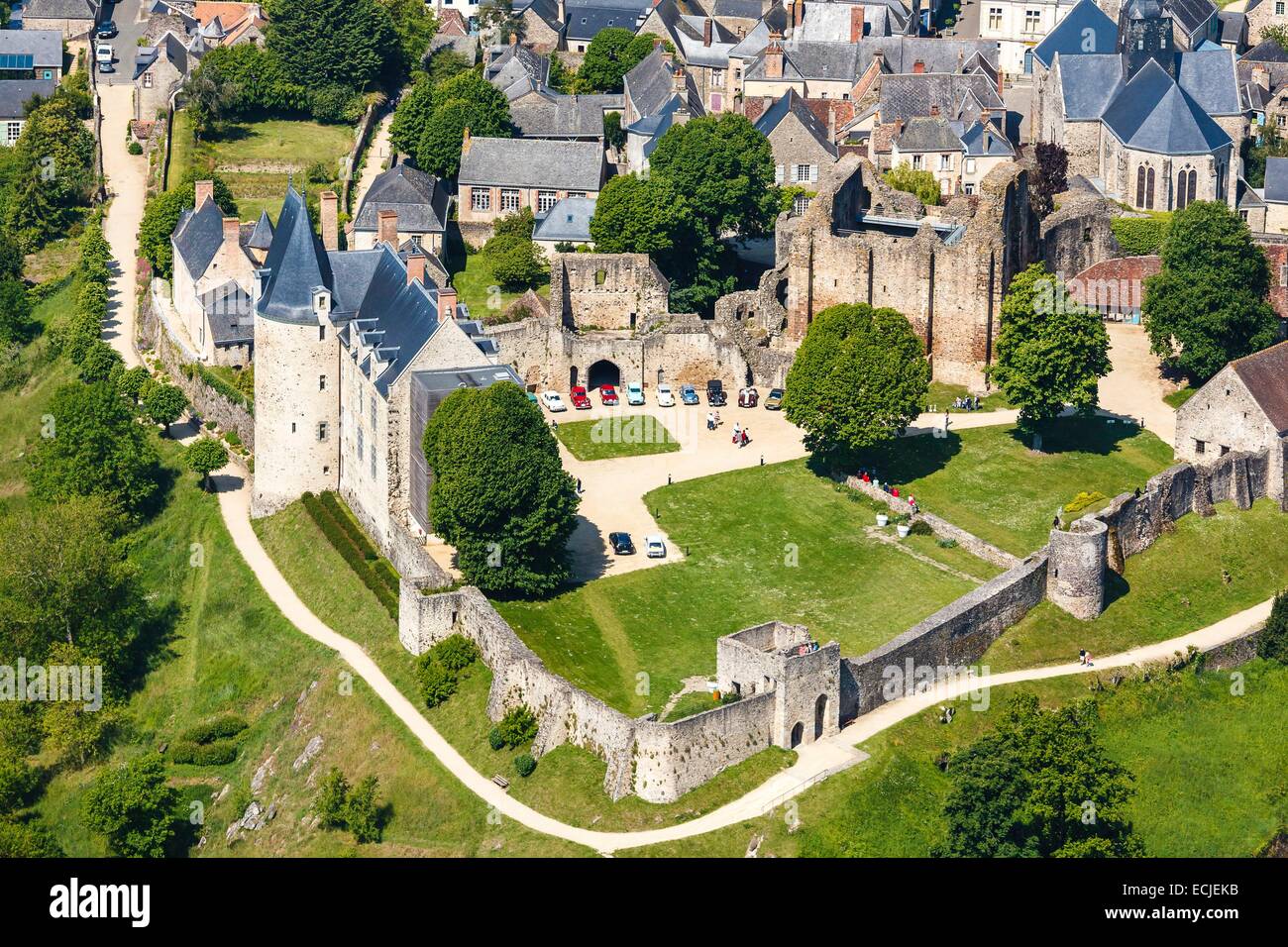 France, Mayenne, Sainte Suzanne, intitulée Les Plus Beaux Villages de
