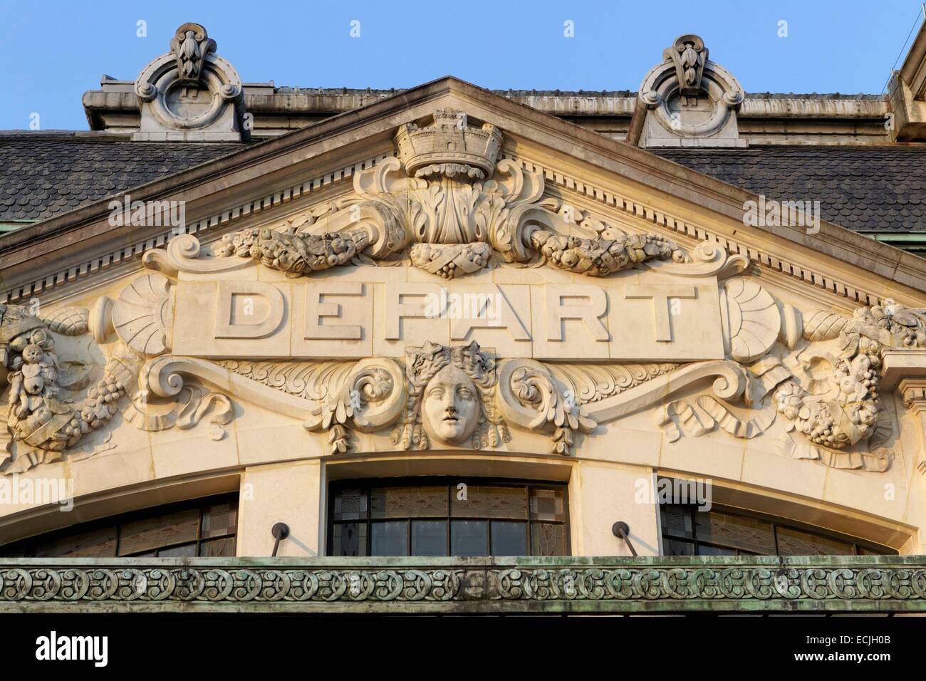 France, Haute Vienne, Limoges, Gare Bénédictins Banque D'Images