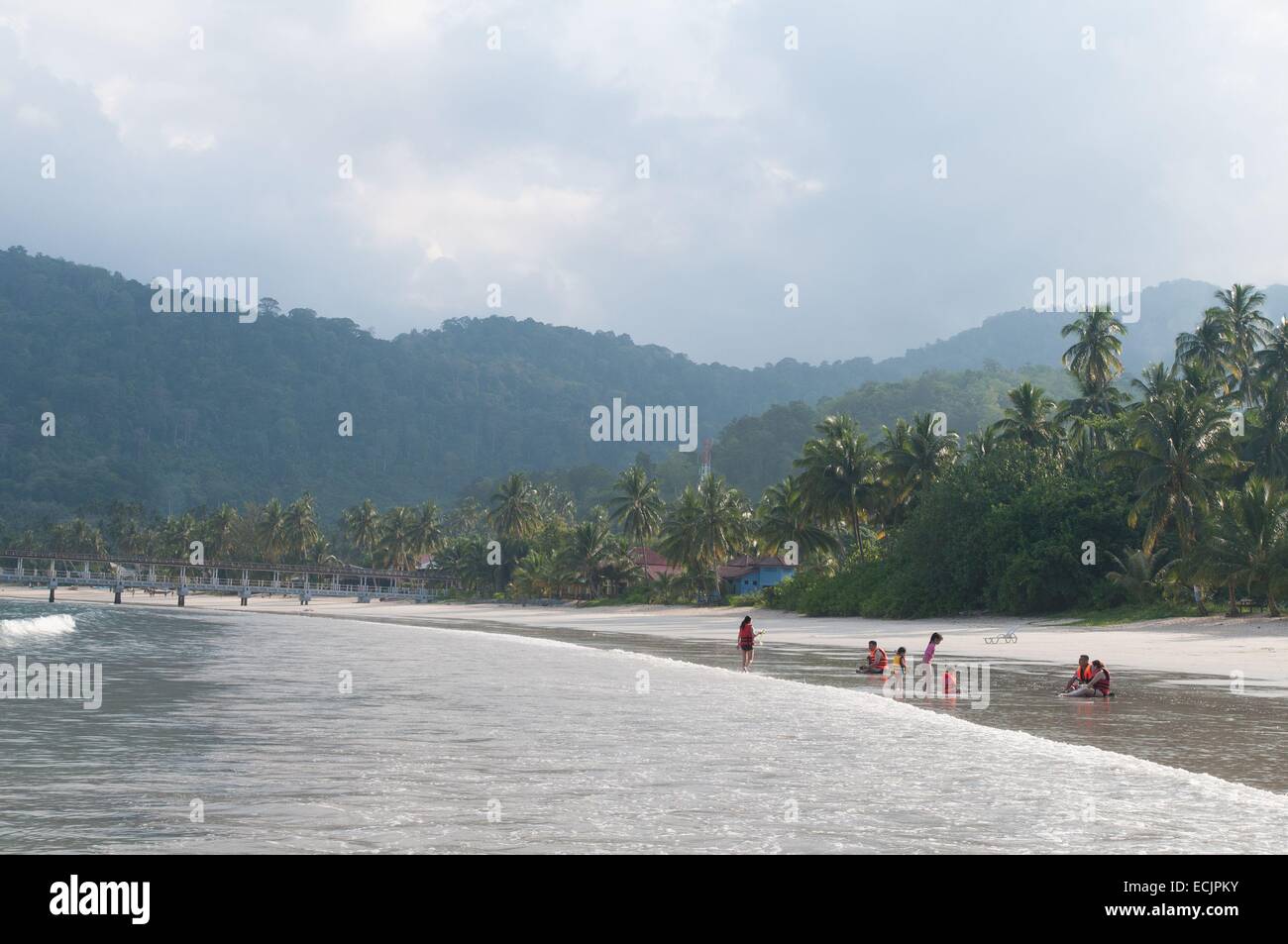 La Malaisie, l'État de Pahang, l'île de Tioman, Pulau Tioman, local de la mer de Chine du Sud Banque D'Images