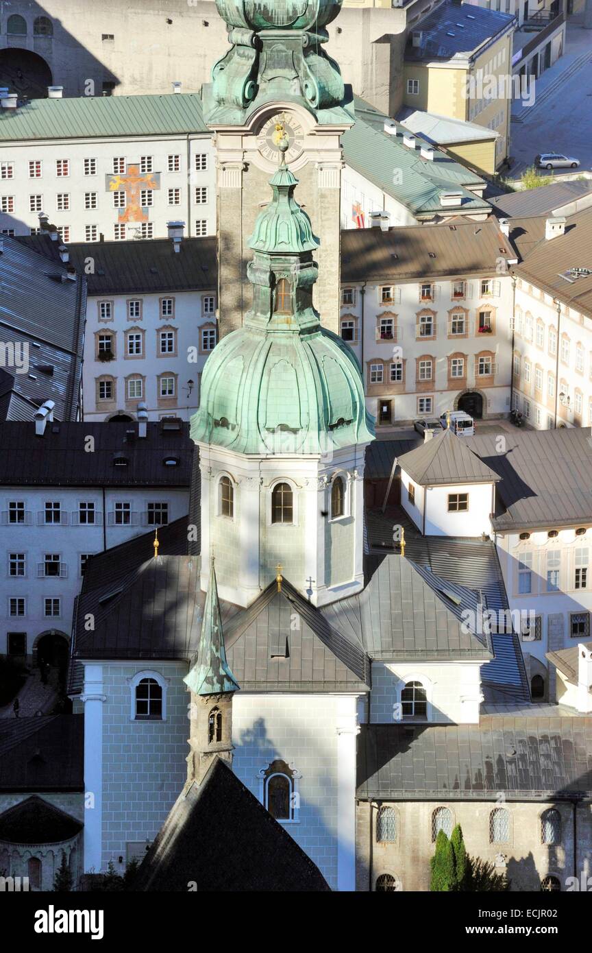 Autriche, Salzbourg, le centre historique classé au Patrimoine Mondial de l'UNESCO, l'église de Saint Pierre ou Erzapteil Sankt Peter Banque D'Images
