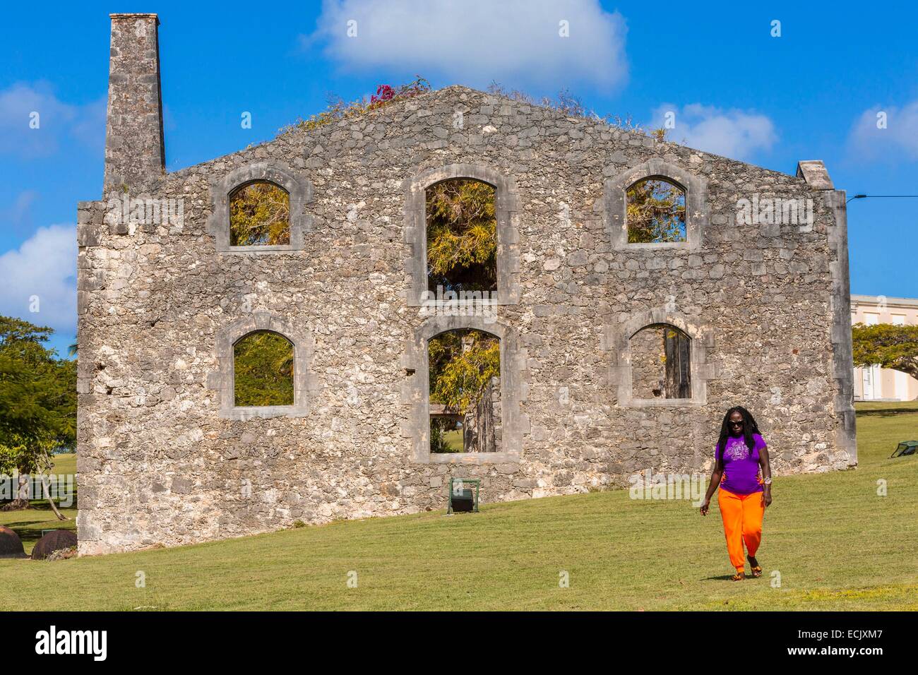 La France Guadeloupe Marie Galante Grand Bourg Chateau De Murat Habitation Murat Est Un Ancien Domaine Sucrier Fonde Au Debut Du 19eme Siecle Qui A Ete Le Plus Grand En Guadeloupe Ruines