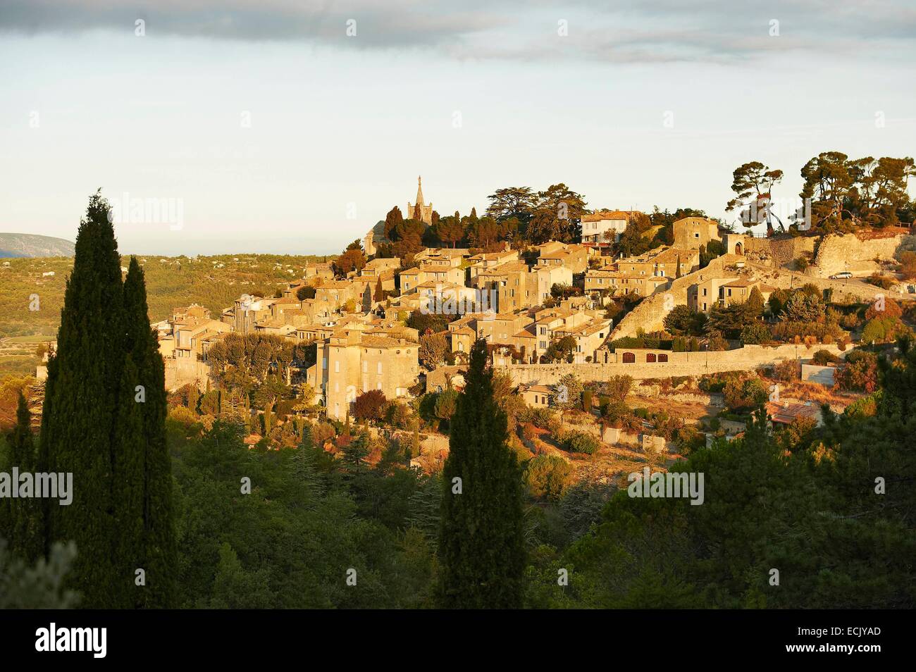 La France, Vaucluse, Le Parc Naturel Régional du Luberon (Parc Naturel Régional du Luberon), Bonnieux Banque D'Images