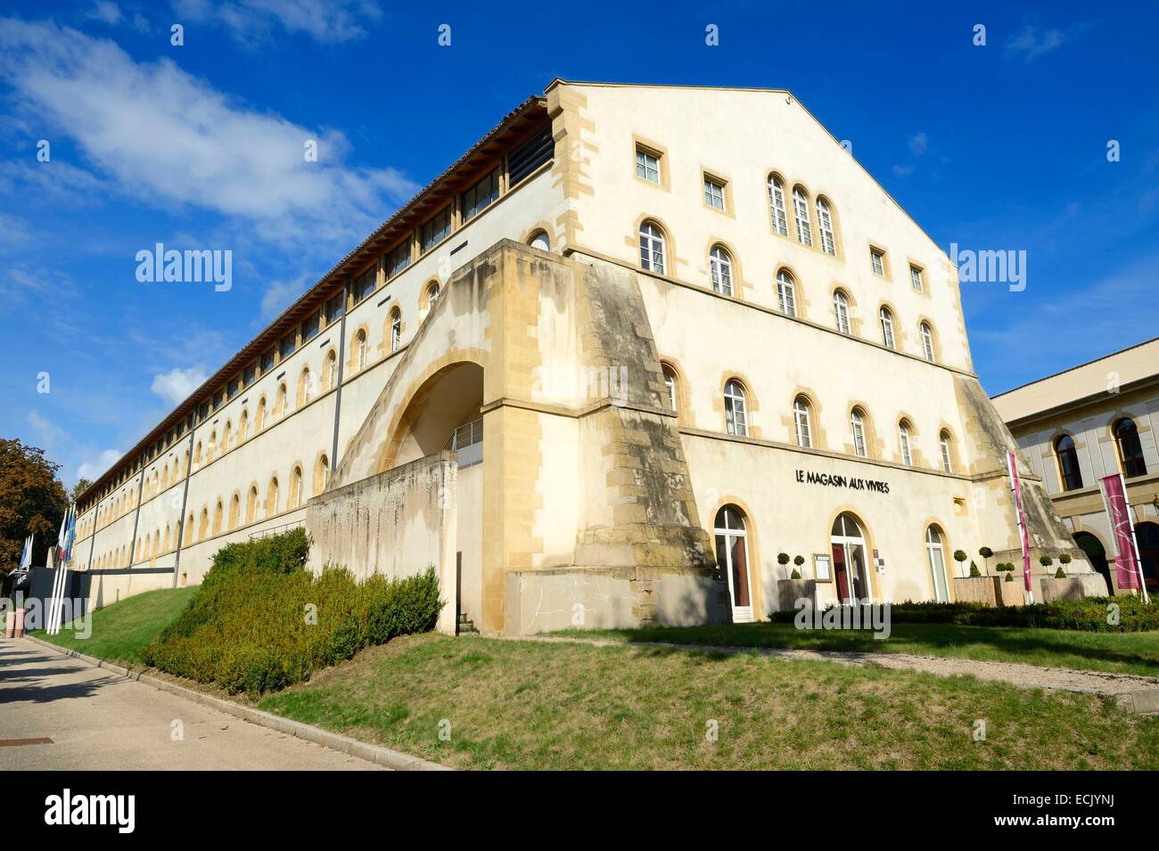 France, Moselle, Metz, l'hôtel La Citadelle, l'ancien entrepôt de l'alimentation principale datant du 16e siècle Banque D'Images