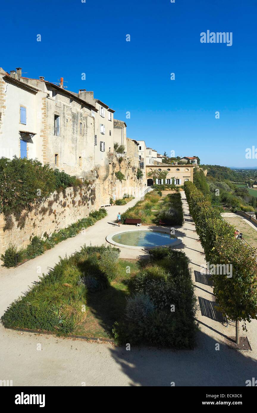 La France, Vaucluse, Le Parc Naturel Régional du Luberon (Parc Naturel Régional du Luberon), Lauris, Jardins du Château Banque D'Images