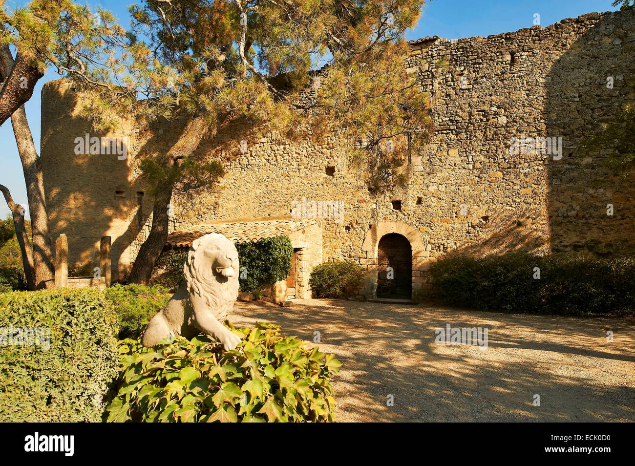 La France, Vaucluse, Le Parc Naturel Régional du Luberon (Parc Naturel Régional du Luberon), Ménerbes, étiqueté Les Plus Beaux Villages de France (Les Plus Beaux Villages de France), la Citadelle Banque D'Images