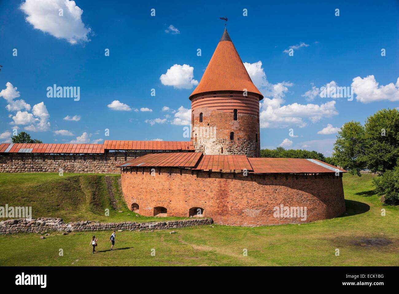 La Lituanie (pays baltes), comté de Kaunas, Kaunas, Klaipeda château du xiiie siècle Banque D'Images