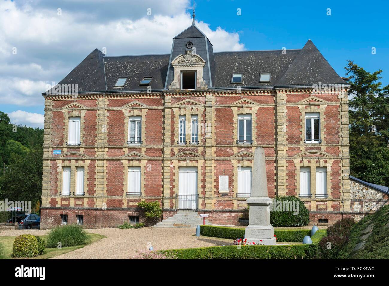 La France, l'Eure, Saint Georges du Vievre, Residence Grivilers (ancien poste de police) Banque D'Images