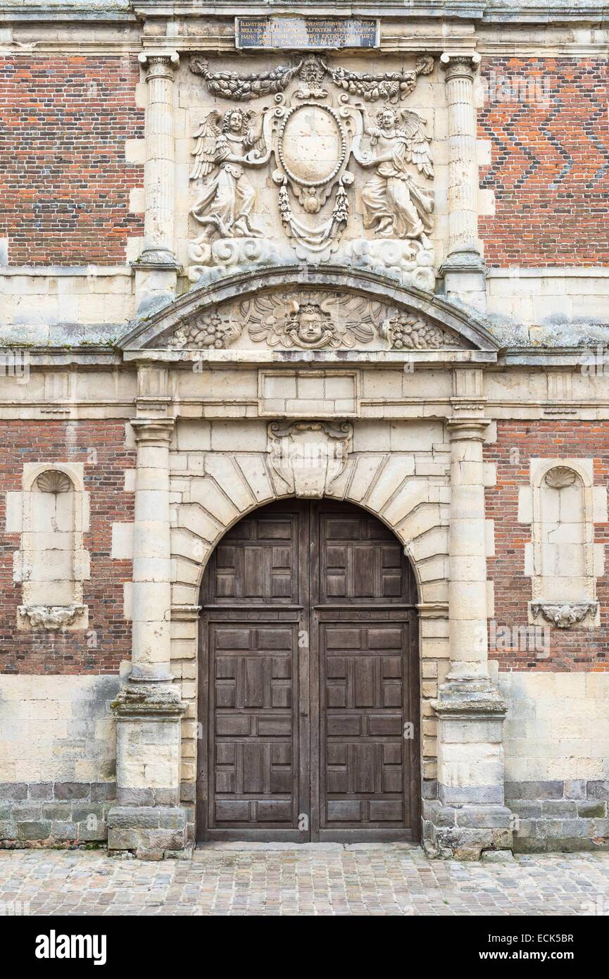 France, Seine Maritime, de l'Union européenne, 17e siècle chapelle du collège des Jésuites, aujourd'hui utilisé pour des expositions Banque D'Images