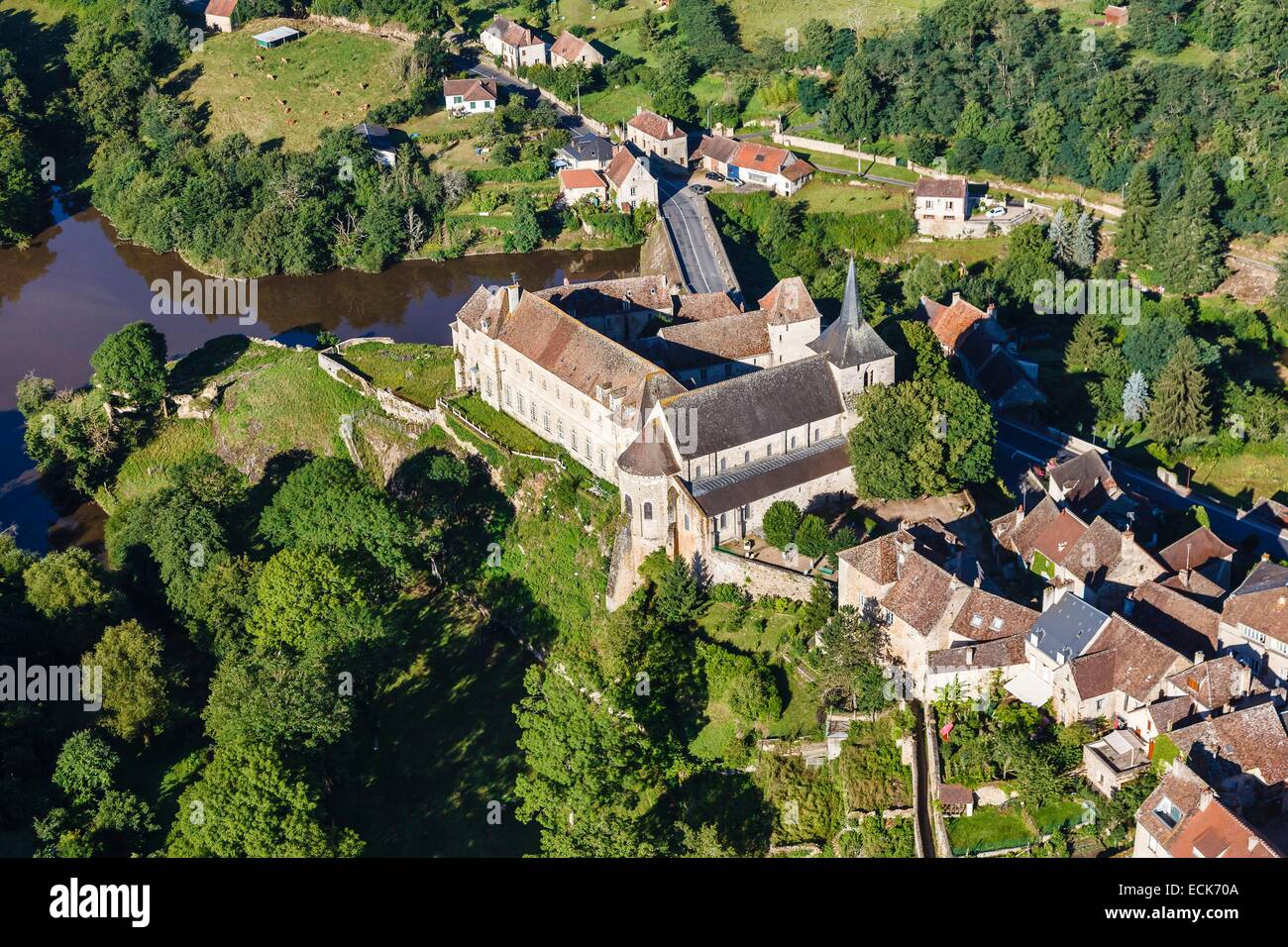 France, Indre, Saint Benoit du Sault, étiqueté Les Plus Beaux Villages