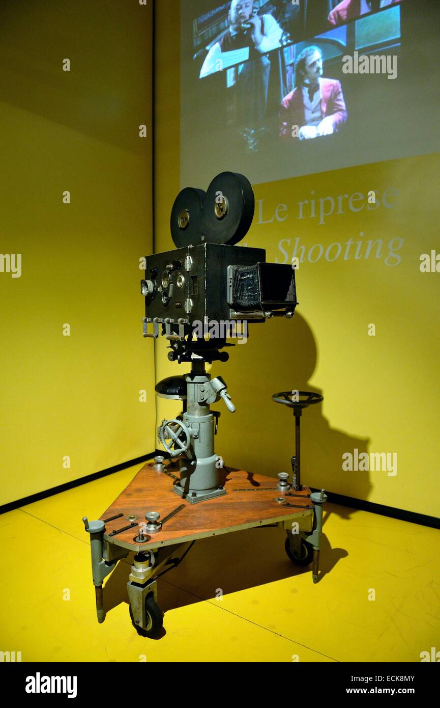 L'Italie, Piémont, Turin, Musée National du Cinéma situé à l'intérieur de la Mole Antonelliana Banque D'Images