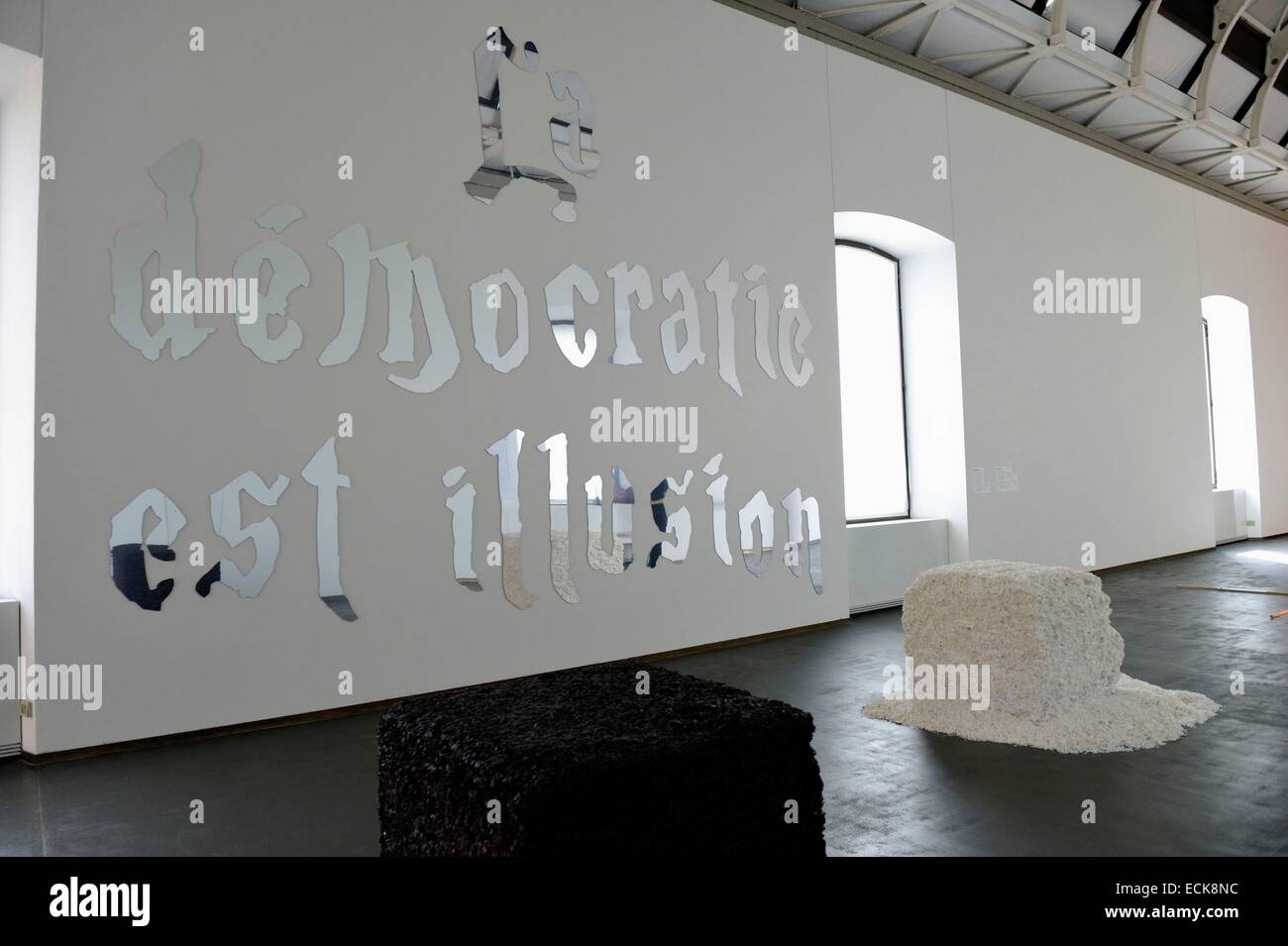 L'Italie, région du Piémont, ville de Turin, le Château de Rivoli, Musée d'Art Contemporain Banque D'Images