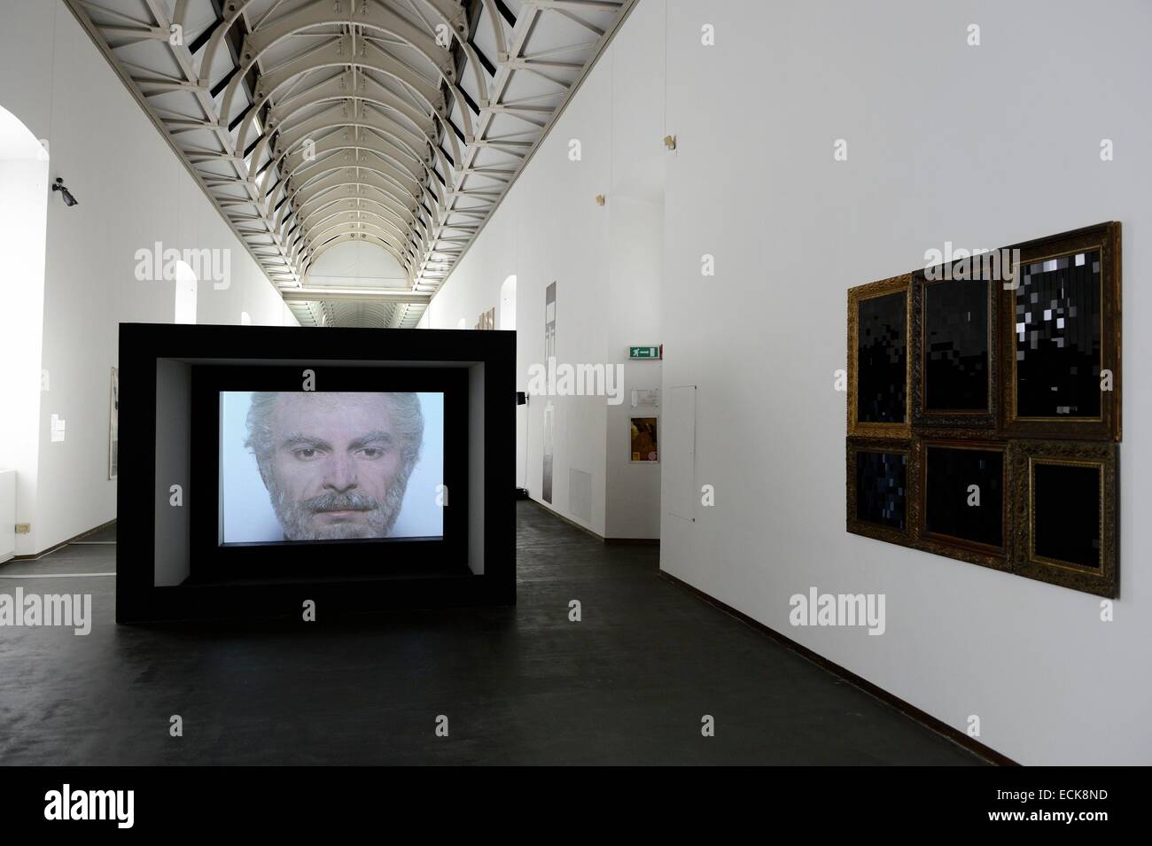 L'Italie, région du Piémont, ville de Turin, le Château de Rivoli, Musée d'Art Contemporain Banque D'Images