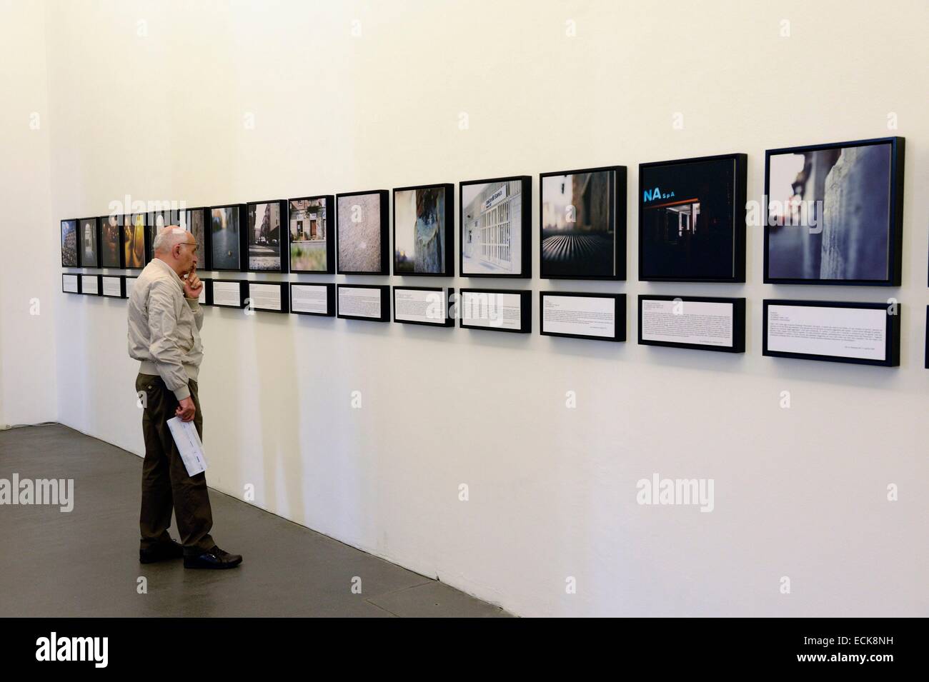 L'Italie, région du Piémont, ville de Turin, le Château de Rivoli, Musée d'Art Contemporain Banque D'Images