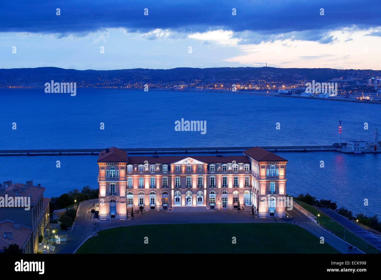 France, Bouches du Rhône, Marseille, Palais du Pharo Pharo district Banque D'Images