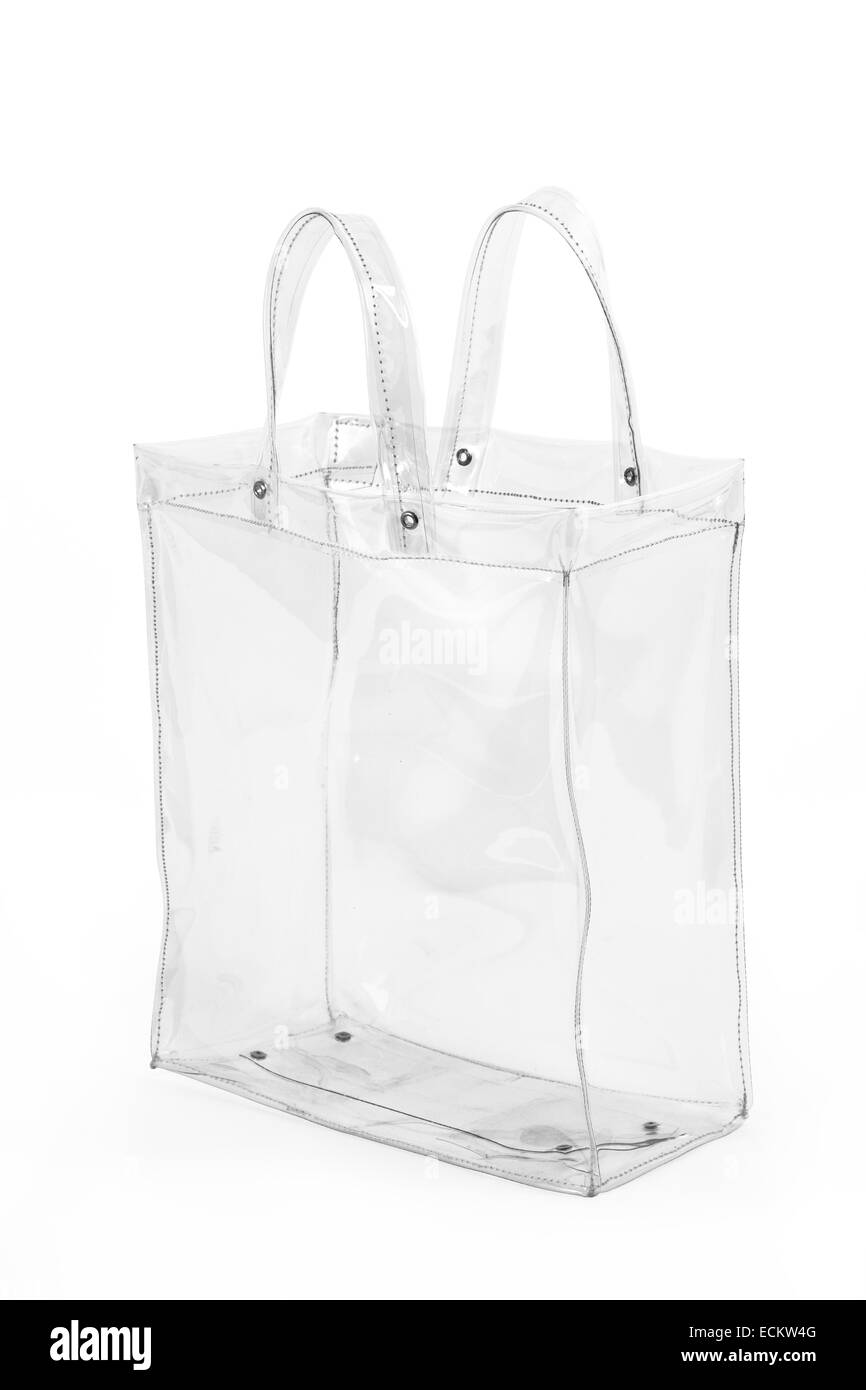 Empty blank transparent plastic bag Banque de photographies et d'images à  haute résolution - Alamy