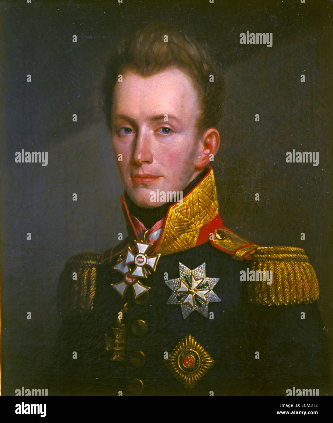 Napoleon 1er a la bataille de Waterloo | Estampe d'art