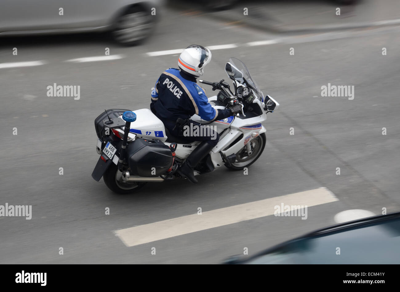 La police française,Lille Rijssel France. Banque D'Images