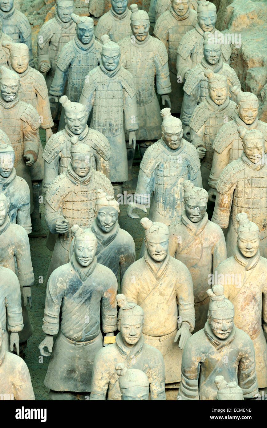 L'Armée de terre cuite, Hall 1, mausolée du premier empereur Qin, Xi'an