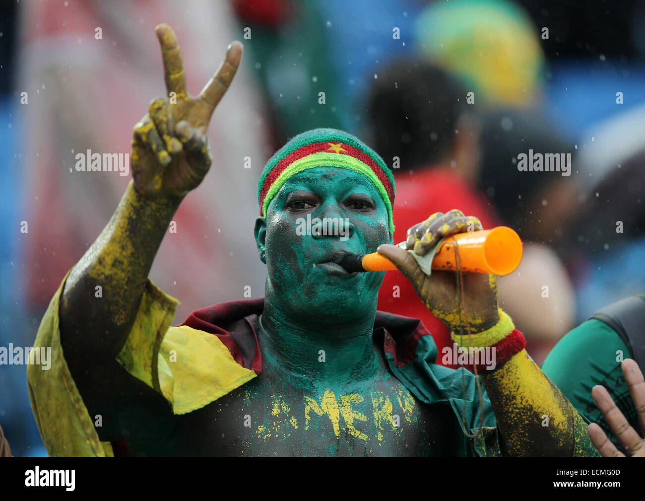 Coupe du Monde FIFA 2014 - Fan Fest - Jour 2 mettant en vedette : Atmosphère Où : Natal, Brésil Quand : 13 Juin 2014 Banque D'Images