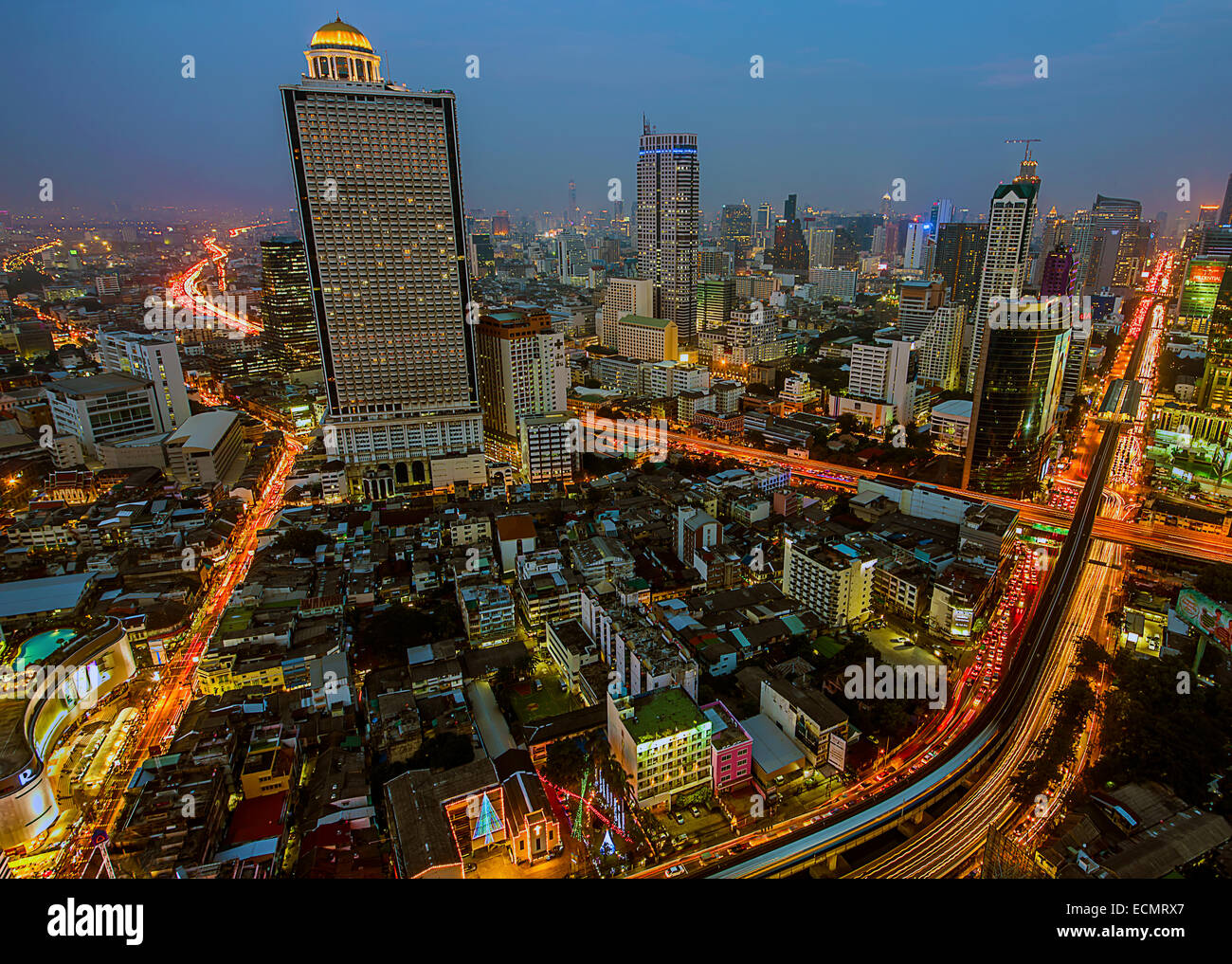 Le centre-ville de Bangkok Banque D'Images