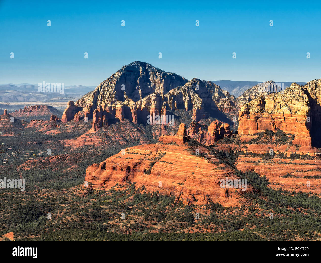 Rock formations at Sedona, Arizona Banque D'Images