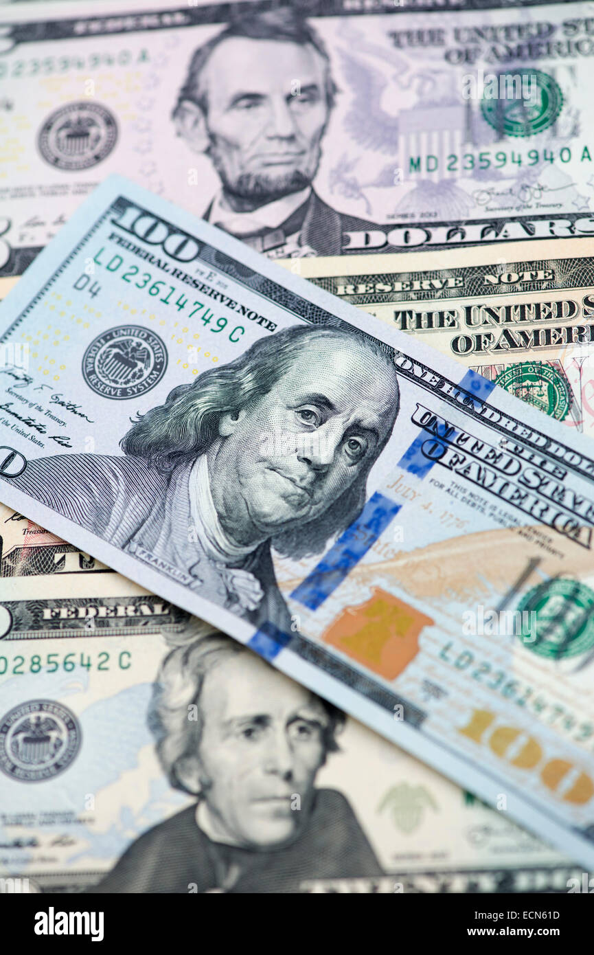 American dollar bills Banque D'Images