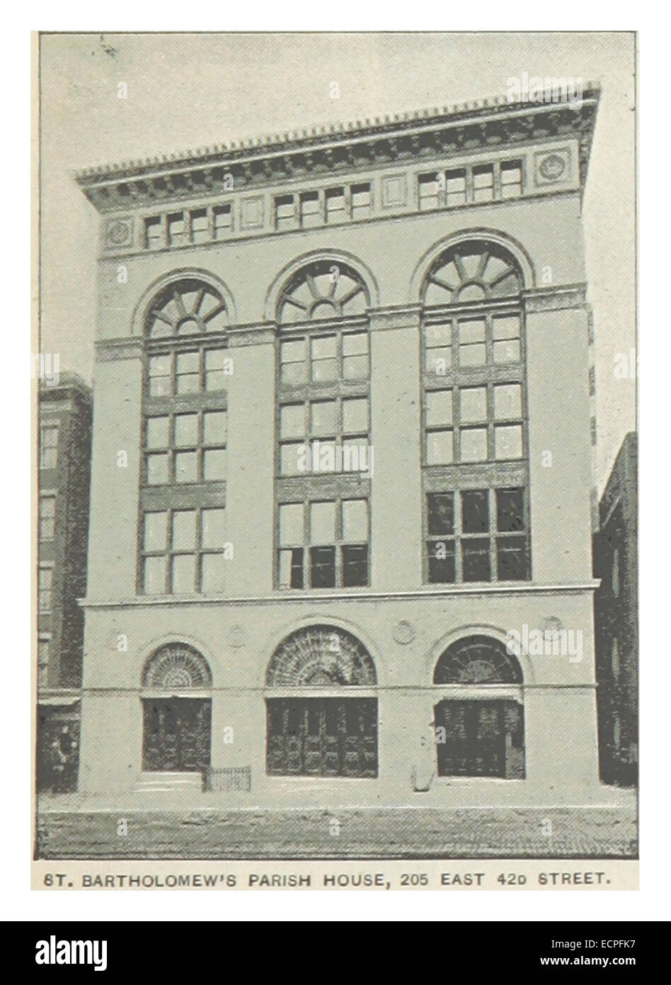 (King1893NYC) pg365 ST. BARTHOLOMEW'S maison paroissiale, 205 East 42E RUE Banque D'Images