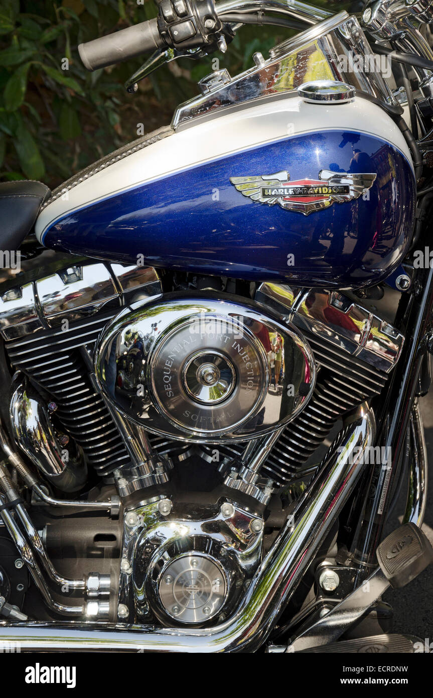 Moto ancienne harley davidson Banque de photographies et d’images à ...