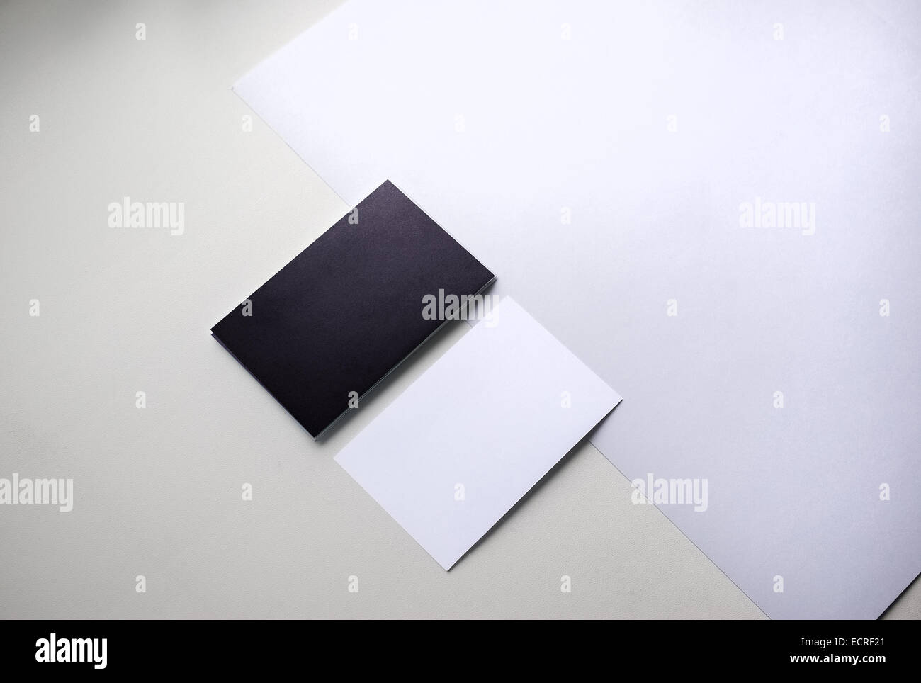 Le Noir Et Blanc Des Cartes De Visite Pour La Presentation De L