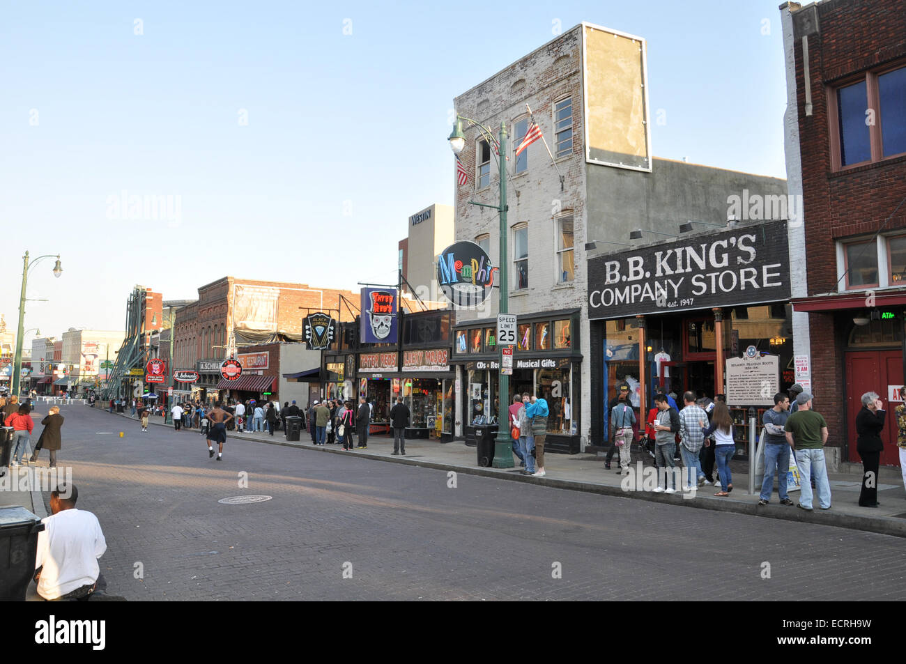 Beale street, home of blues clubs, bars et restaurants dans le centre