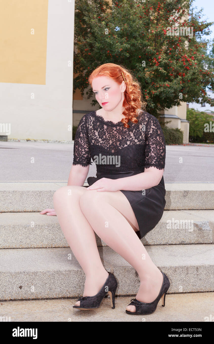 Red haired bbw