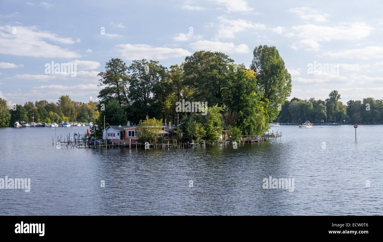 Peu d'isle à Berlin Spandau Banque D'Images