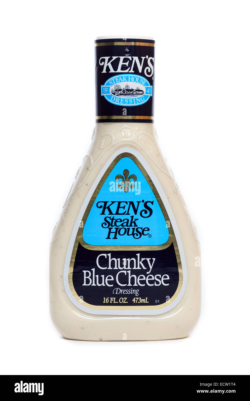 Ken's Steak House Vinaigrette au fromage bleu Chunky Banque D'Images