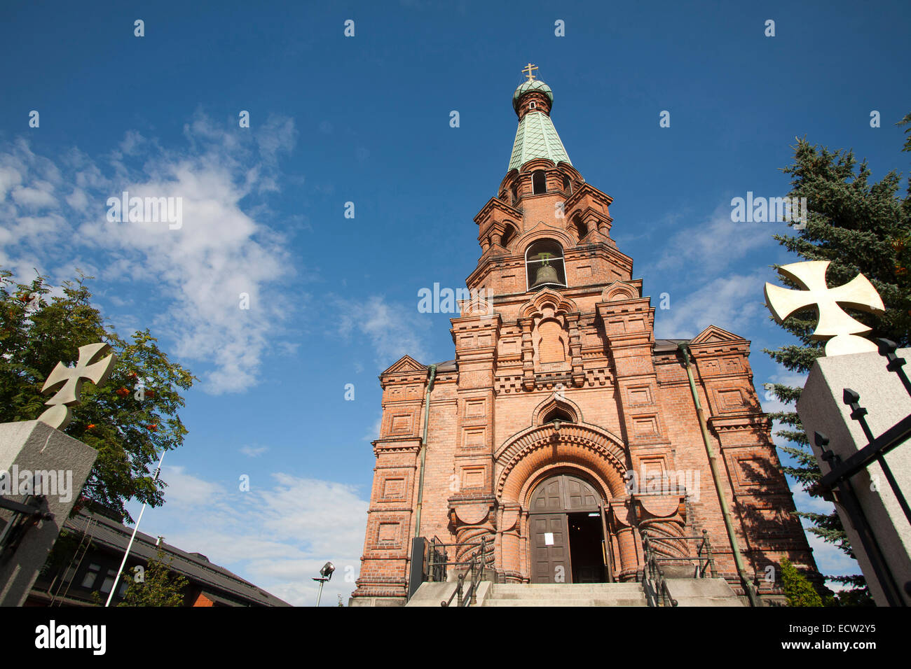 L'église orthodoxe, Tampere, Finlande, Europe Banque D'Images