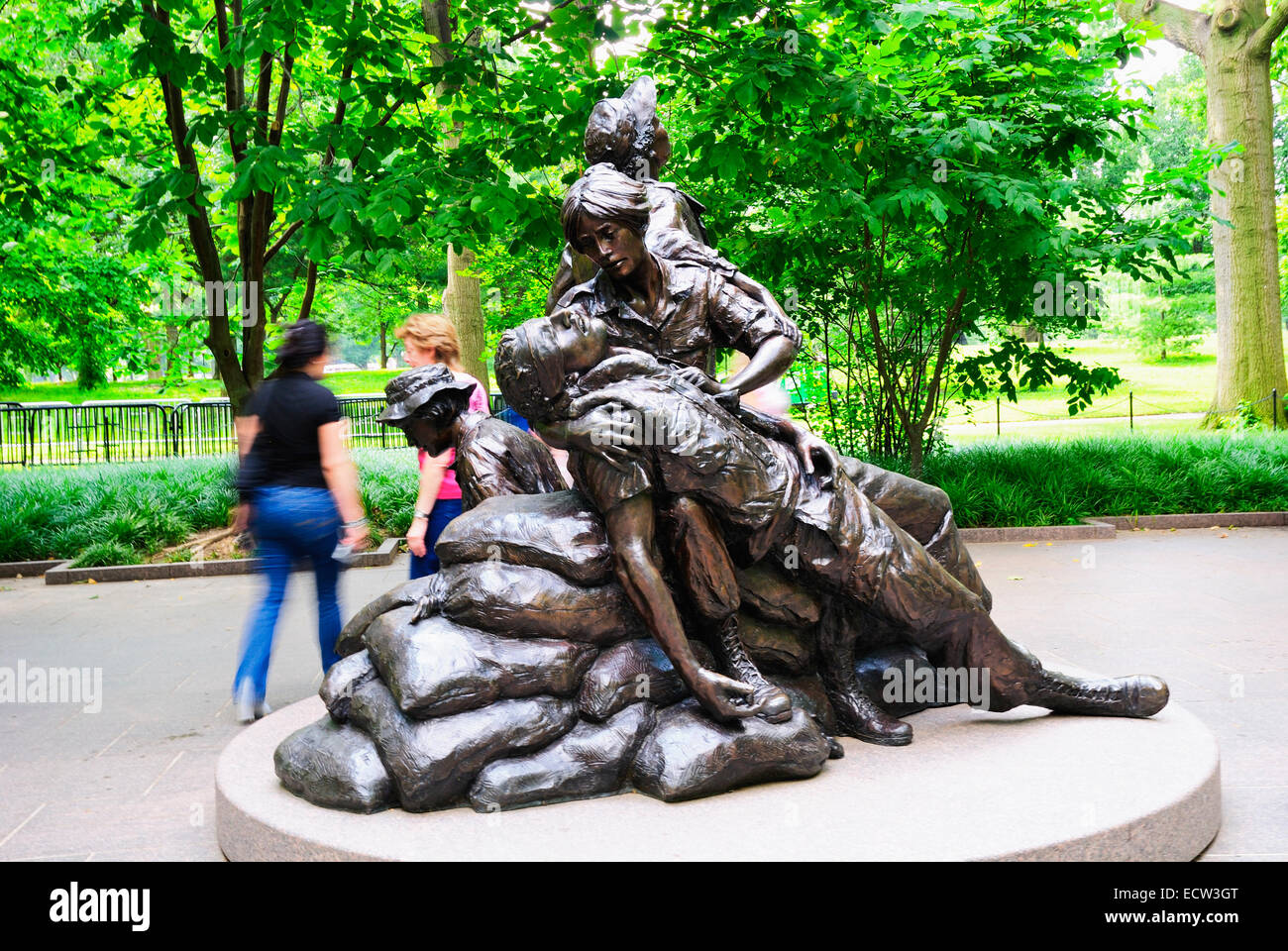 Le Vietnam Women's Memorial Banque D'Images