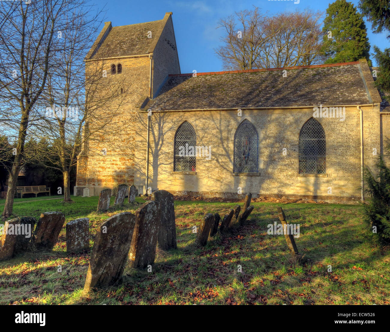 St Marys Church Ardley, Oxfordshire, Angleterre, Royaume-Uni Banque D'Images