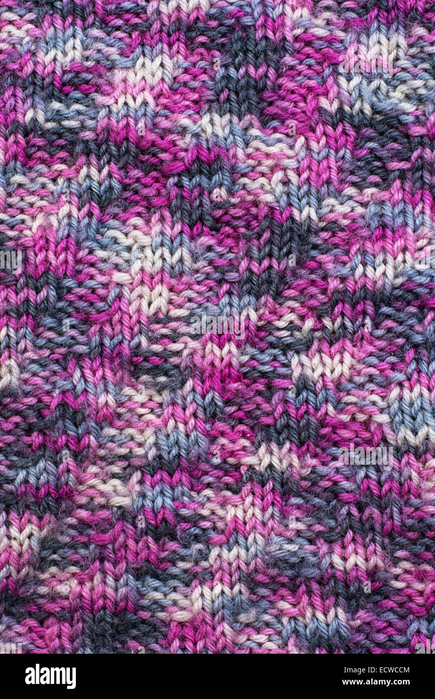 Tissu de laine tricoté texture Banque D'Images