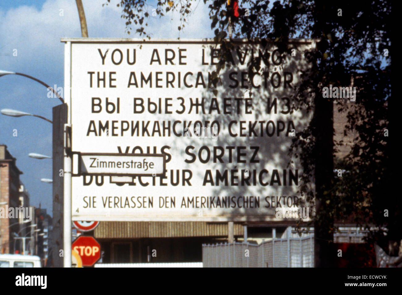 Inscrivez-vous : vous quittez le secteur américain Banque D'Images