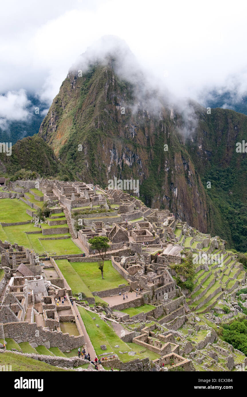 La photo du Machu Picchu, Pérou Banque D'Images La photo du Machu Picchu, Pérou Banque D'Images