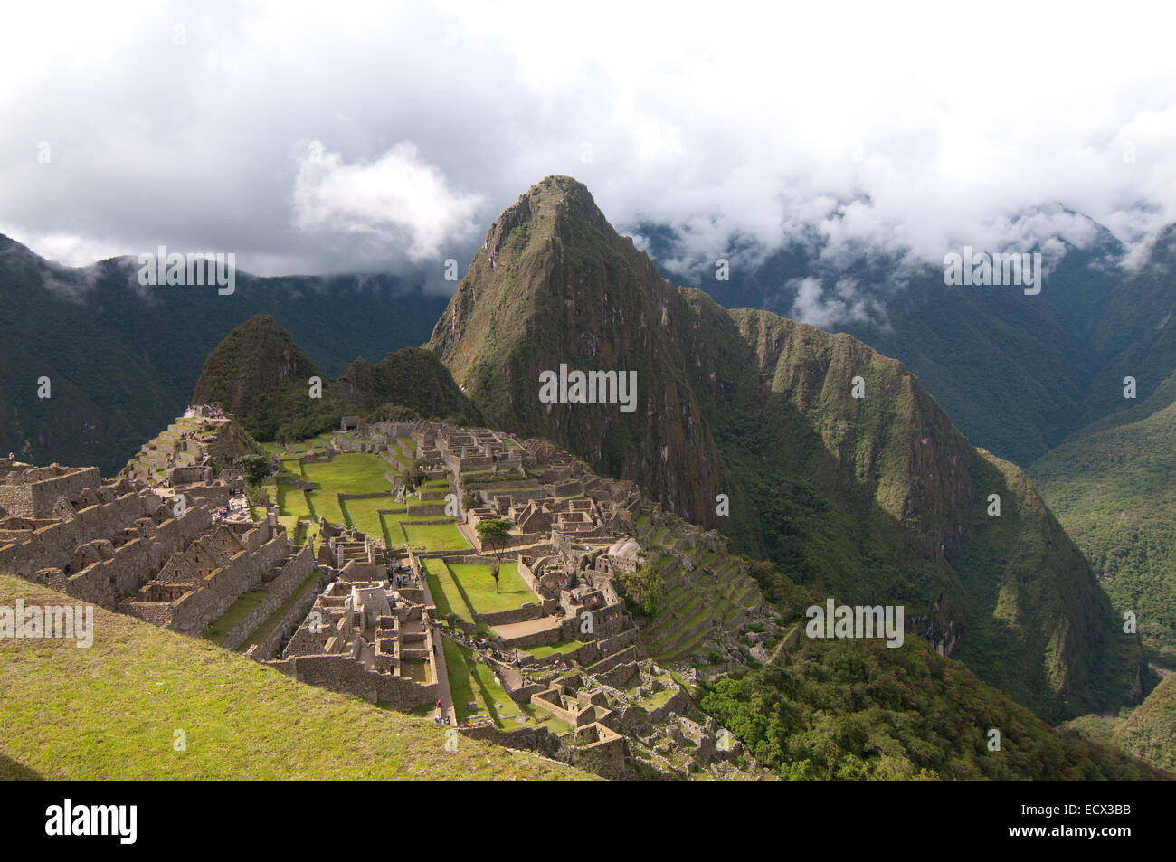 La photo du Machu Picchu point d'intérêt, Pérou Banque D'Images La photo du Machu Picchu point d'intérêt, Pérou Banque D'Images