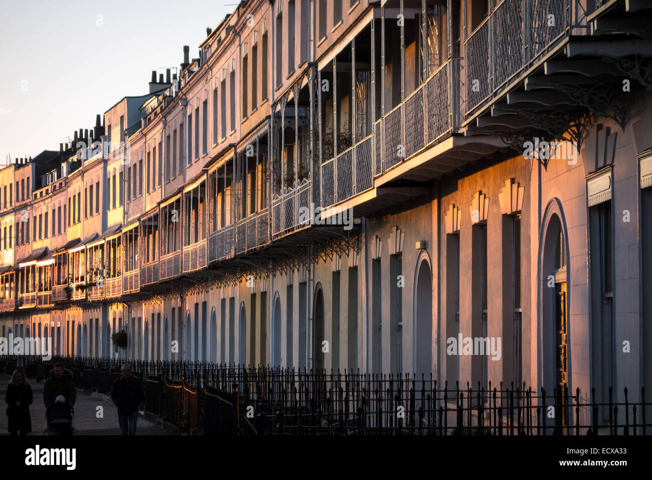Royal York Crescent, Clifton, Bristol Banque D'Images