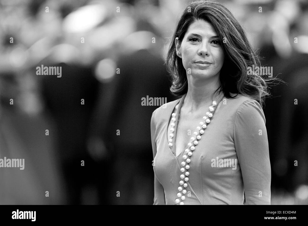 Venise, Italie - 31 août : L'actrice Marisa Tomei assiste à la "Ides de Mars" première mondiale lors de la 68ème Festival du Film de Venise sur Au Banque D'Images