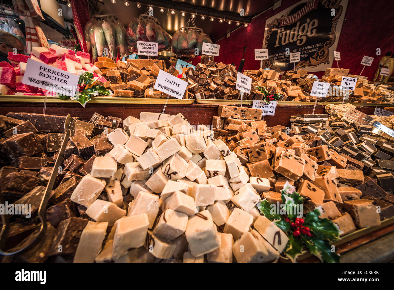 Fudge Counter Banque D'Images