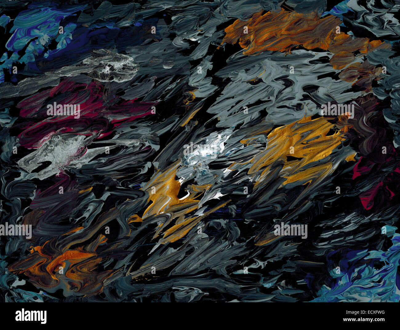 L'expressionniste d'argent Banque D'Images