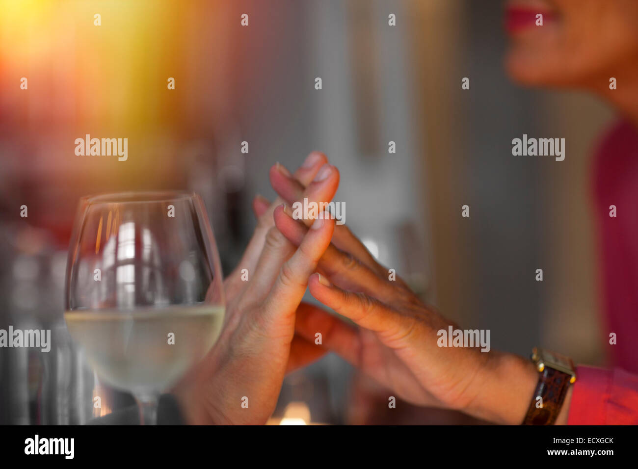 Close up of romantic couple Banque D'Images