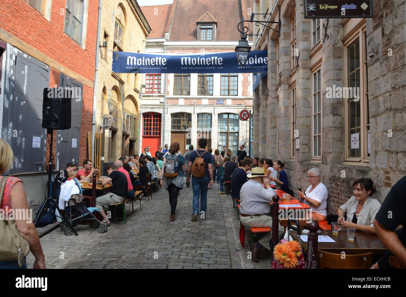 Braderie de Lille, Rijssel France. Banque D'Images