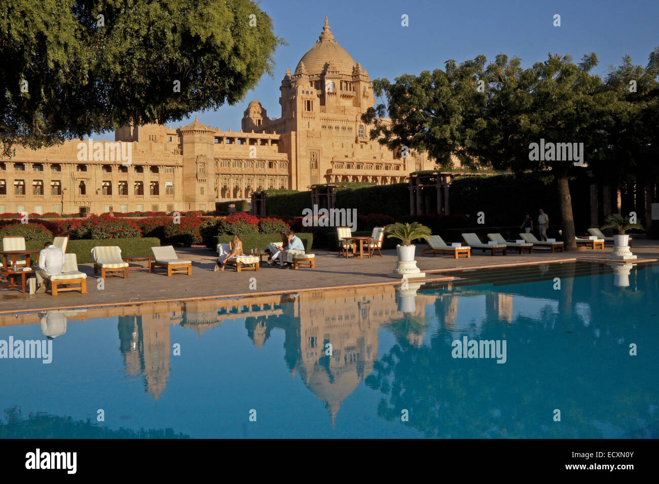 Umaid Bhawan Palace Hotel, Jodhpur, Rajasthan, India Banque D'Images