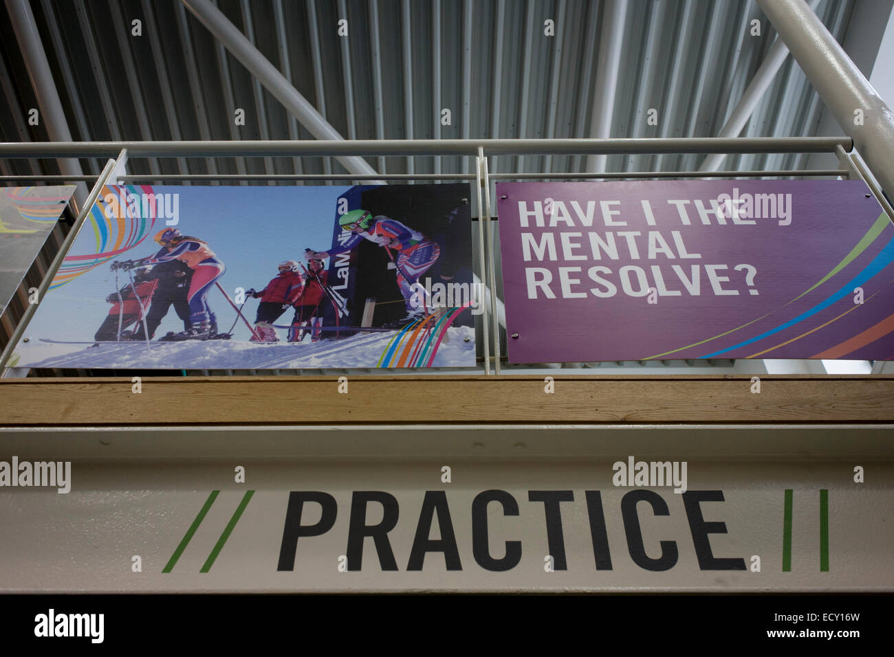 La psychologie du sport de la motivation dans le sport de l'Institut du sport, Université de l'Ulster, en Irlande du Nord. 2015). Banque D'Images