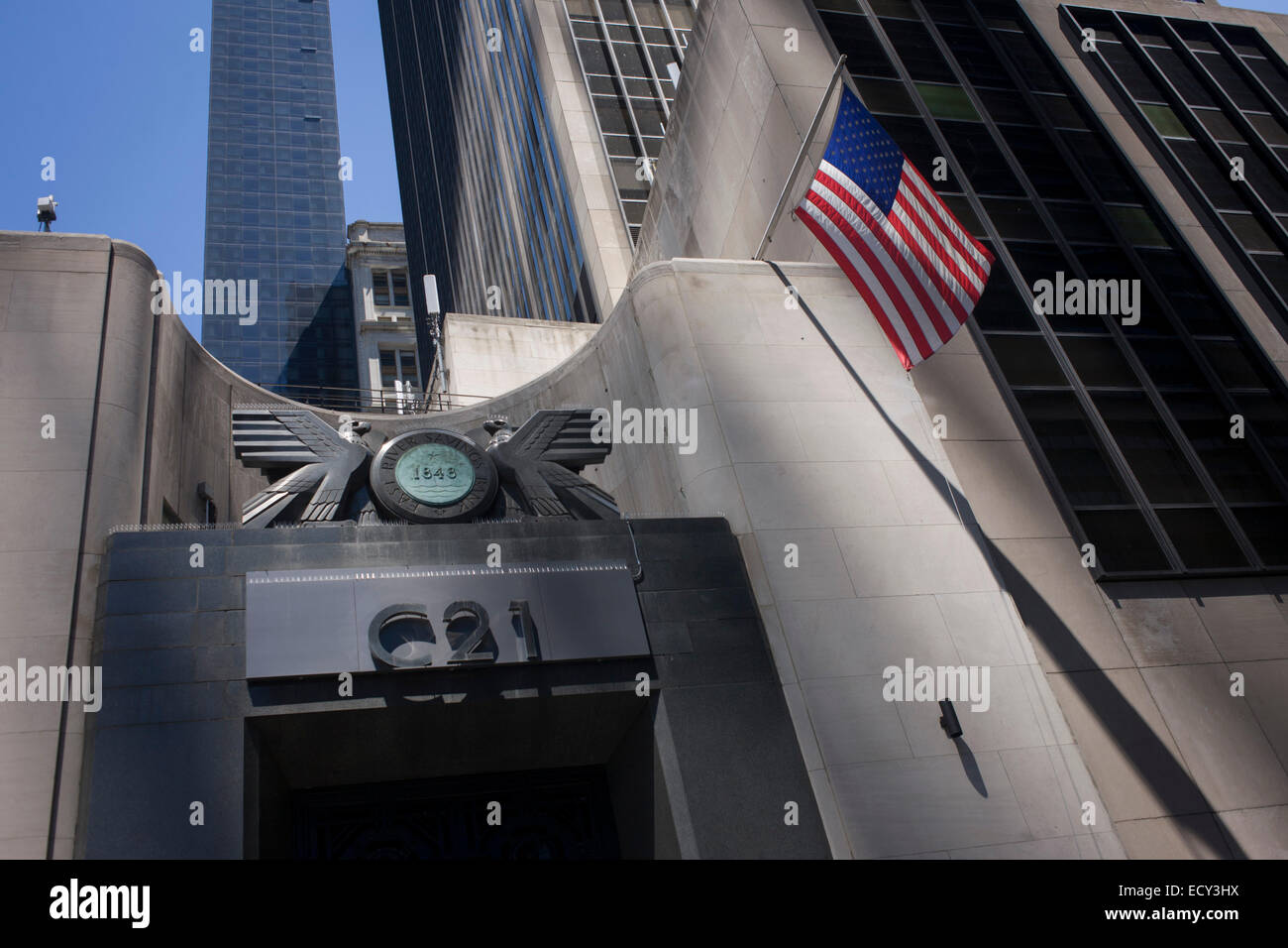 L'East River Savings Bank dans le Lower Manhattan, New York City (voir description ..) Banque D'Images