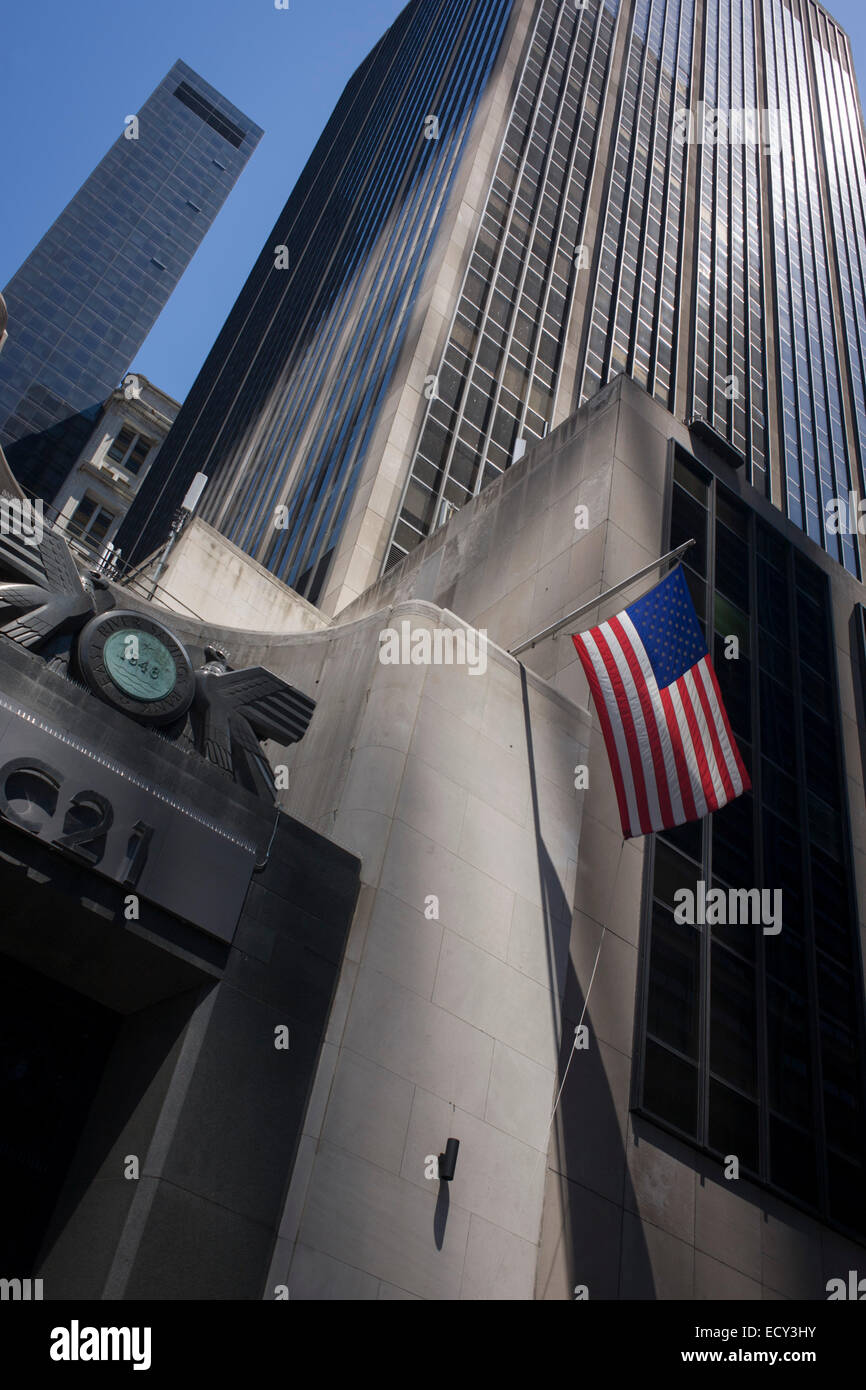 L'East River Savings Bank dans le Lower Manhattan, New York City (voir description ..) Banque D'Images